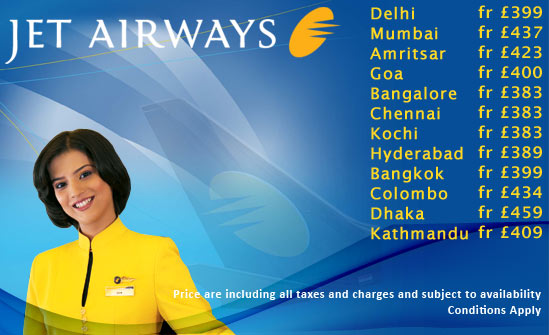 Jet Airways Specials