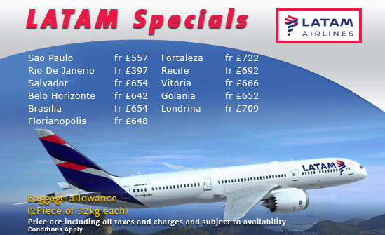 Tam Airlines Specials